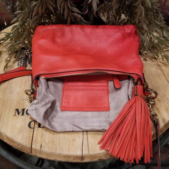 Michael Kors Weston Leather Crossbody Purse - Picture 5 of 8